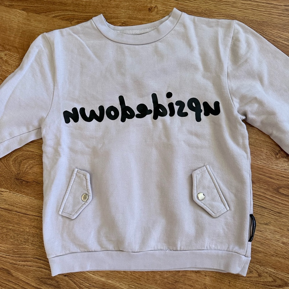 LOUD APPAREL Kids UPSIDE DOWN Sweatshirt 10Y